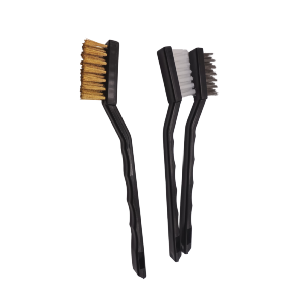 Bộ bàn chải mini VERTEX Mini detailing brush (Nhựa/Thép/Đồng thau) - Hình ảnh 3