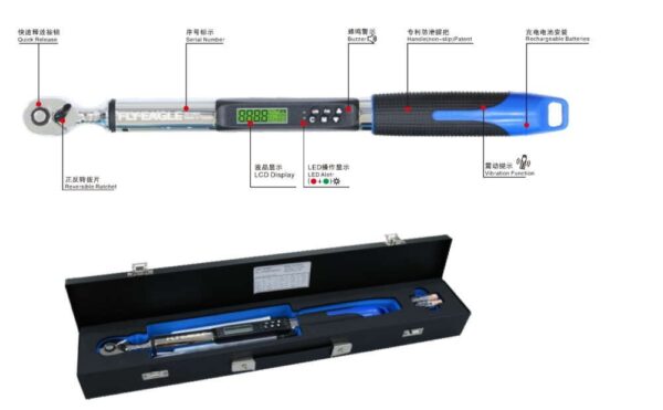 Cờ lê xiết lực điện tử FYTECH Digital Torque Wrench (2515041)