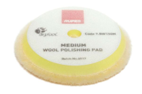 Phớt đánh bóng lông cừu RUPES Medium Wool - Ø 130/145mm, loại phớt bước 2  phá xước