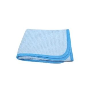 Khăn lau kính PLIX PREMIUM WAFFLE-WEAVE 380GSM, Màu: xanh dương